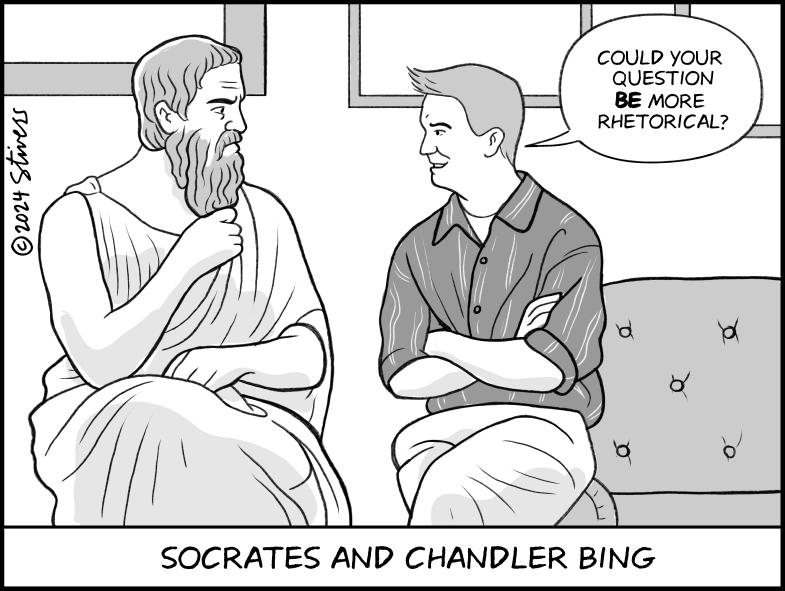 Socrates and Chandler Bing